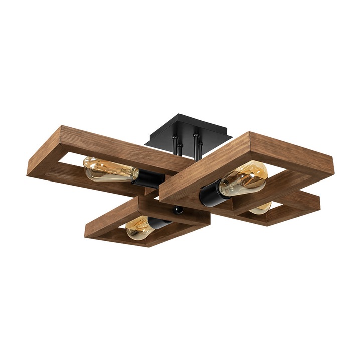 Полилей Lightstyle Тиера, 4хЕ27, Палисандър