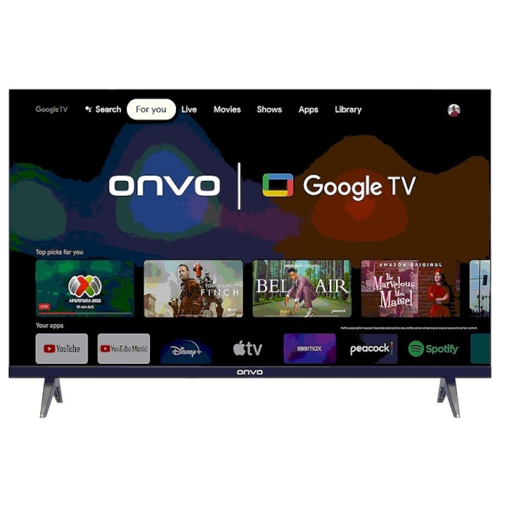 Телевизор Onvo, 32" (82 cm), HD Ready, Frameless Google TV OS