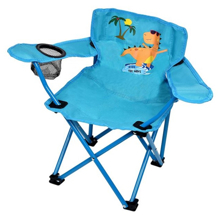 Къмпинг стол, Метал, Сгъваем, До 60 килограма, 33x56x48 см