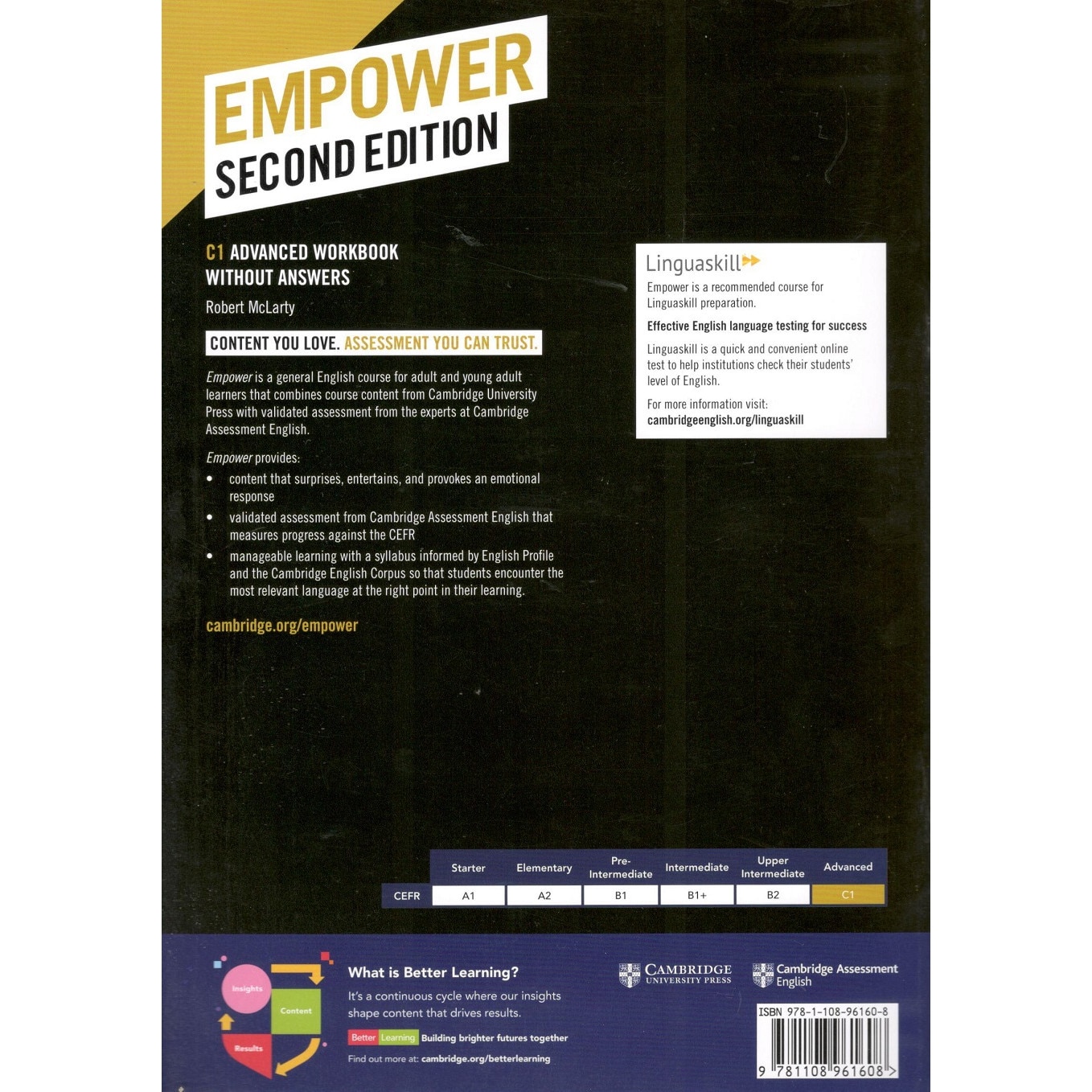 Cambridge English Empower Advanced Workbook without Answers with 