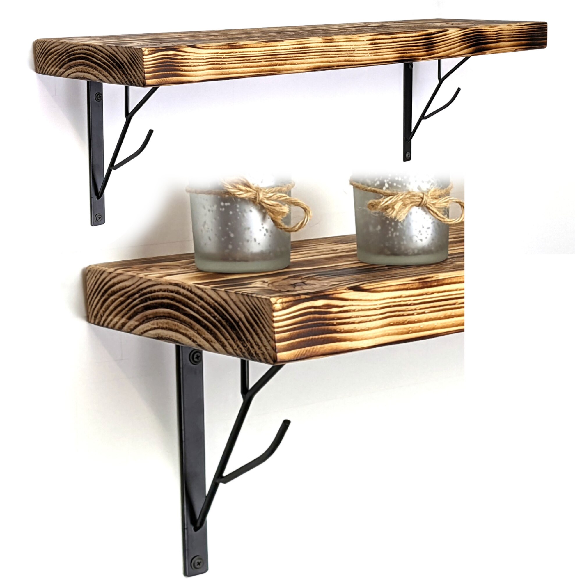 Raft de perete/polita, lemn de pin,  120x20 cm