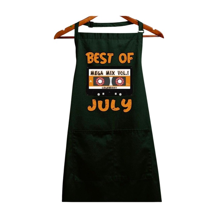 Sort Best of July, verde inchis, 90 x 76 cm