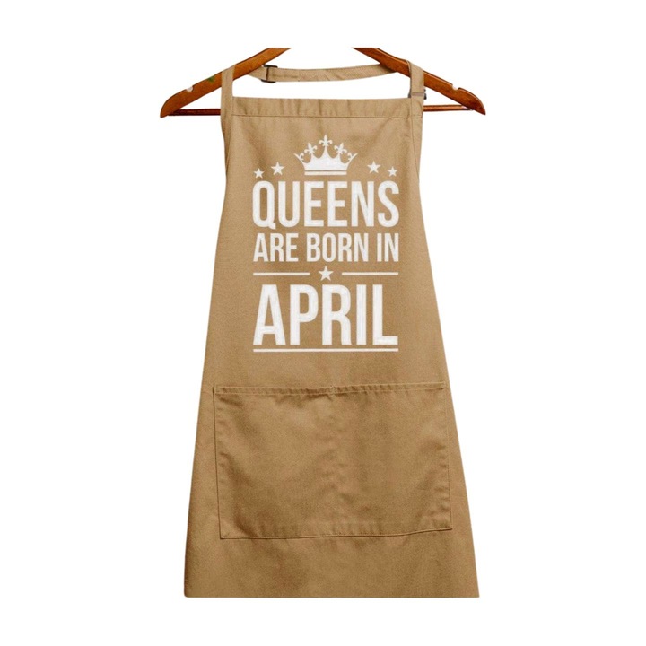 Reginele se nasc in sort aprilie, bej, 90 x 76 cm