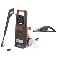 Aparat de spalat cu presiune Black & Decker BXPW2000E, putere 2000 W, debit 440 l/h, presiune maxim 140 bar + Aspirator Auto Daewoo DAVC150