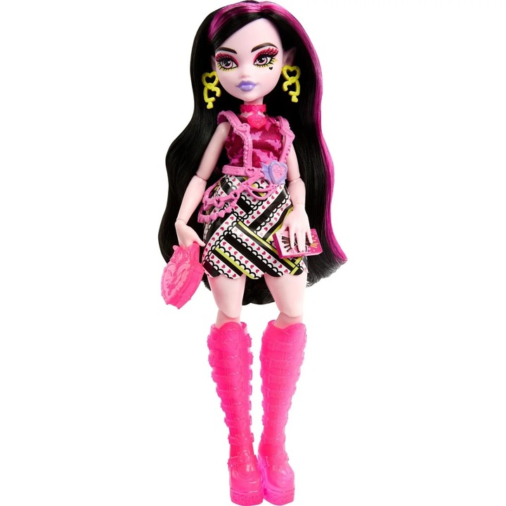 Кукла Monster High Skulltimate Secrets Neon Frights Draculaura- Secrets in the Closet, MTHNF78