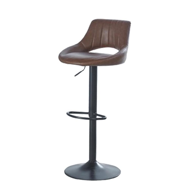 Scaun Bar KJC338, 84 x 60 x 25 cm, Maro