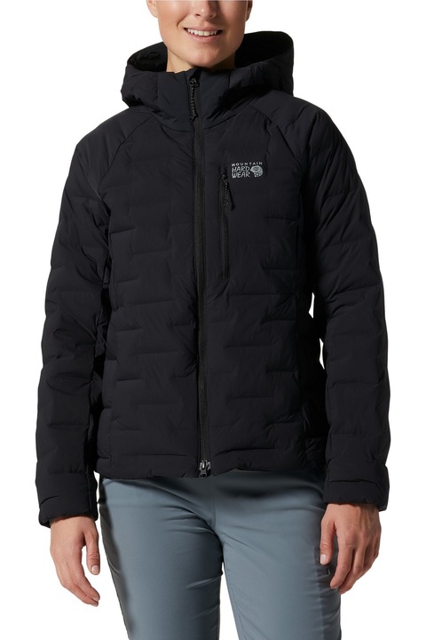Jacheta de puf Mountain Hardwear Stretchdown Hoody negru, Negru