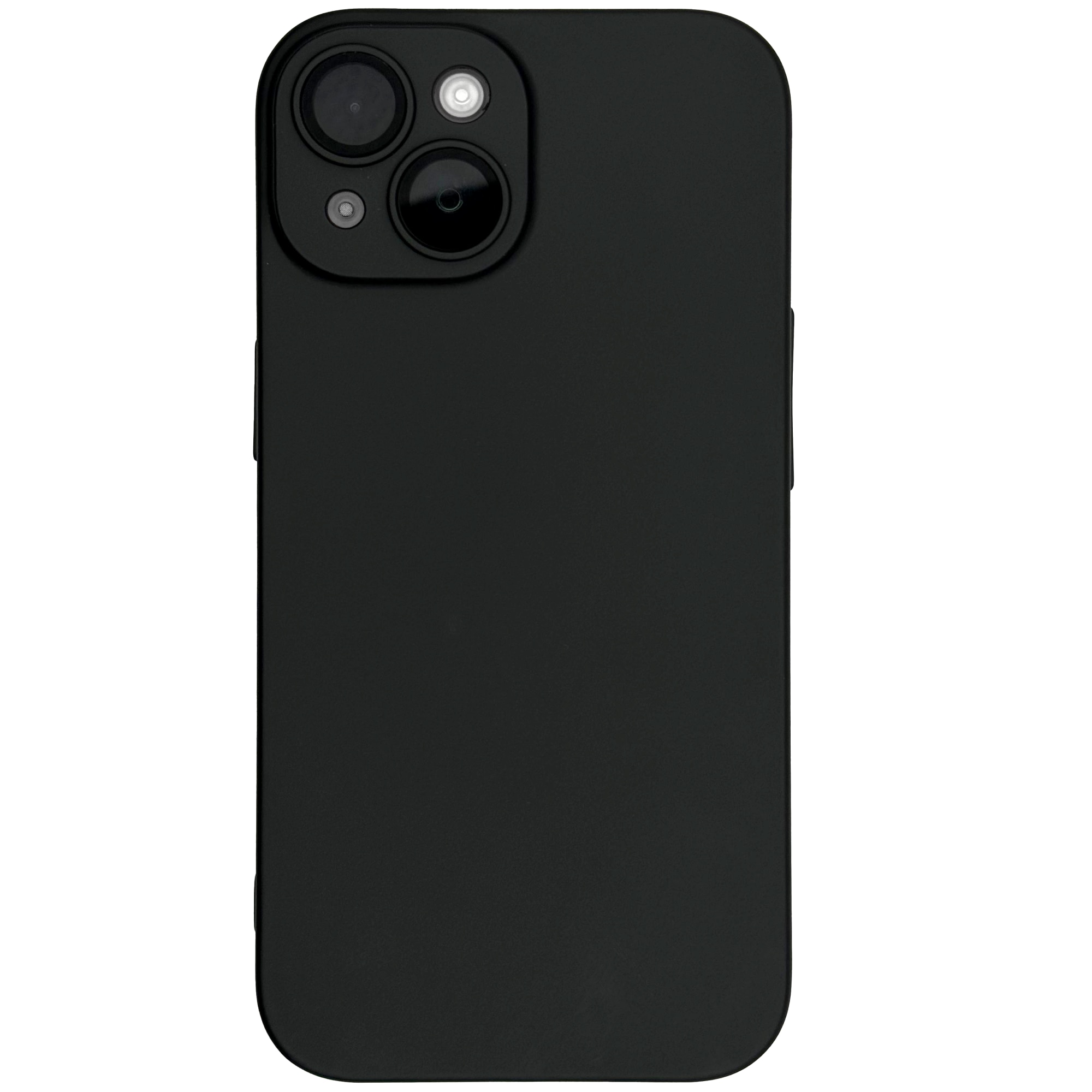 Husa sidefata, protectie completa camera, neagra, Compatibila iPhone 15, Microfibra in Interior, Negru