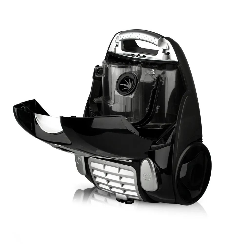 Aspirator Smart Pulse RAF GT 8701, 1600 W, Retragere automata a cablului, Negru