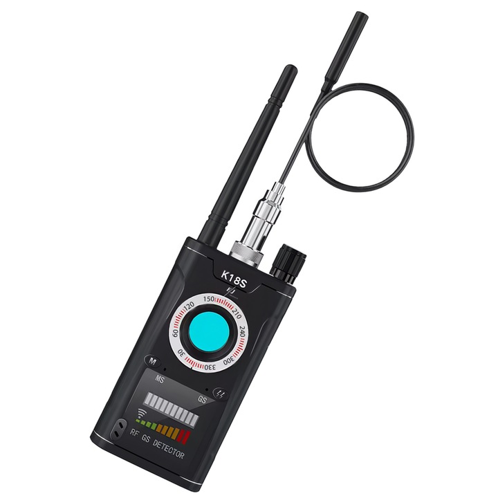 Детектор за шпионски устройства, Ej Products, K18S, скрити камери, микрофони, GPS, 35 часа автономия