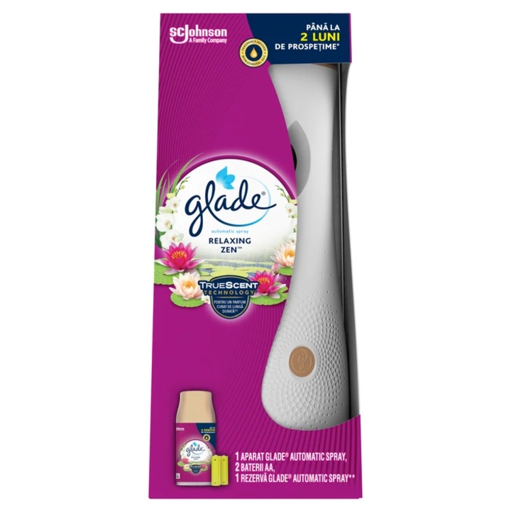 Odorizant de Camera Glade, Aparat plus Rezerva, Relaxin Zen