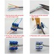Priza TV + Internet RJ45, Cat6, Rama sticla securizata, iUni TDS, Black