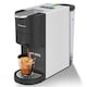 Espressor manual 2 in 1 (capsule, cafea macinata), Rohnson R98045 Multi-Gusto, 1.450 W, 19 bar, 0.8L, 7 niveluri cantitate cafea, dublu sistem de extractie, sistem de detartrare, sistem ERP, semnal sonor, oprire automata, argintiu/negru