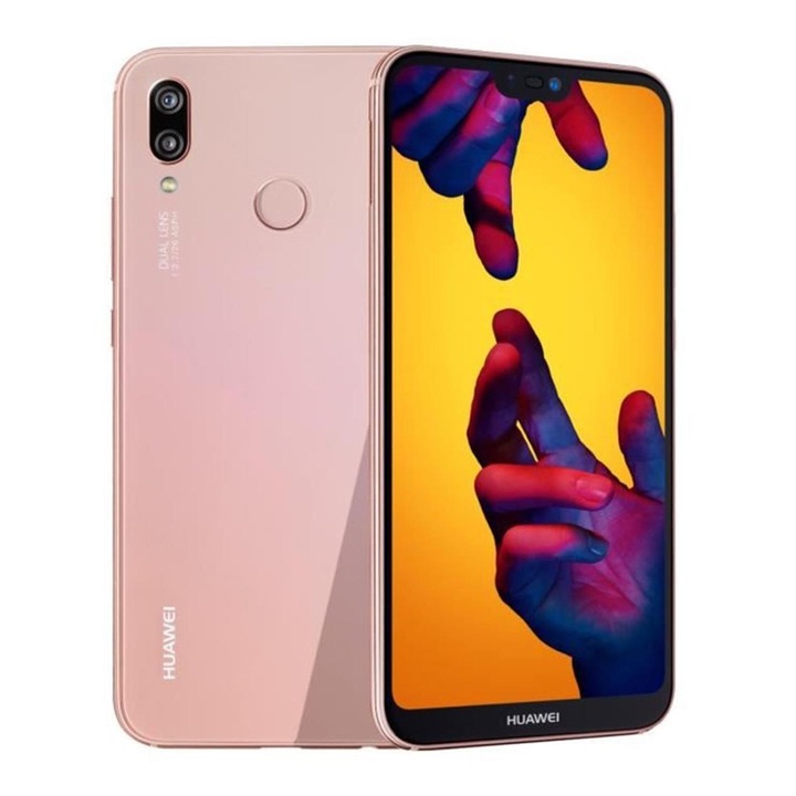 Смартфон, Huawei, P20 Lite, 64GB, 4GB RAM, Ro-Alert, розов