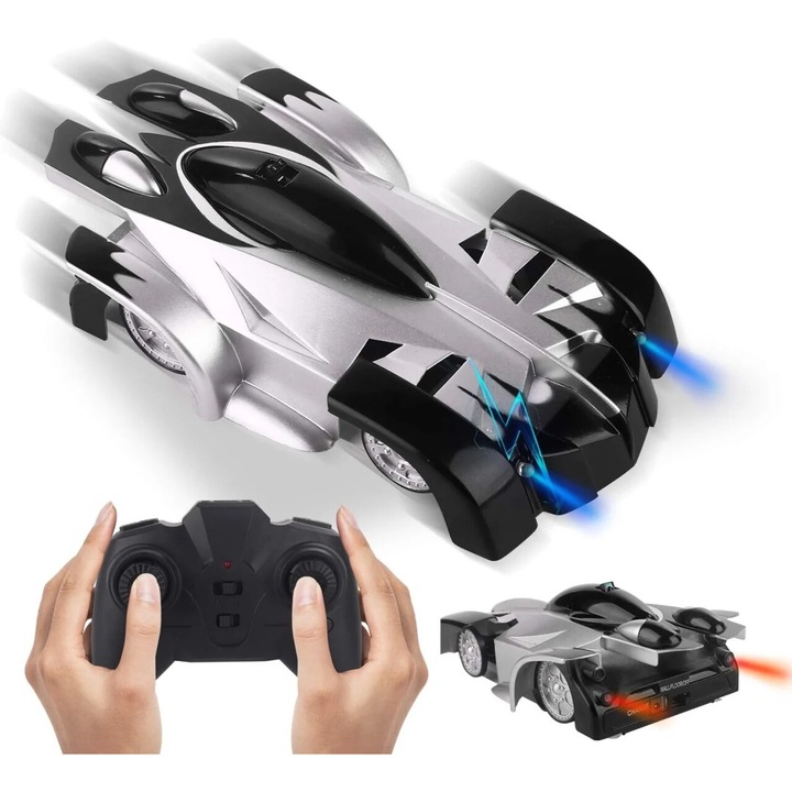 A Wall Climber autó dacol a gravitációval, falakon, mennyezeten vagy üvegen lovagol