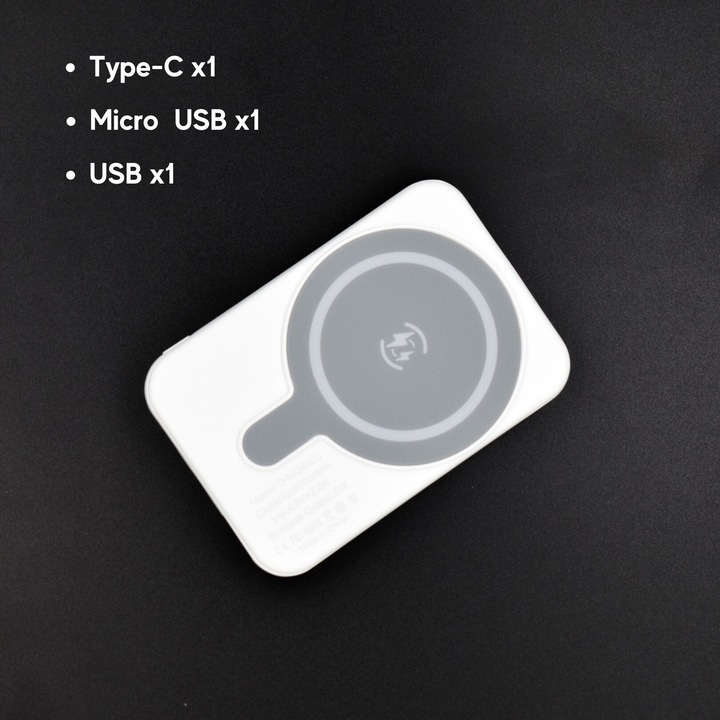 Külső akkumulátor, Welora, Fehér