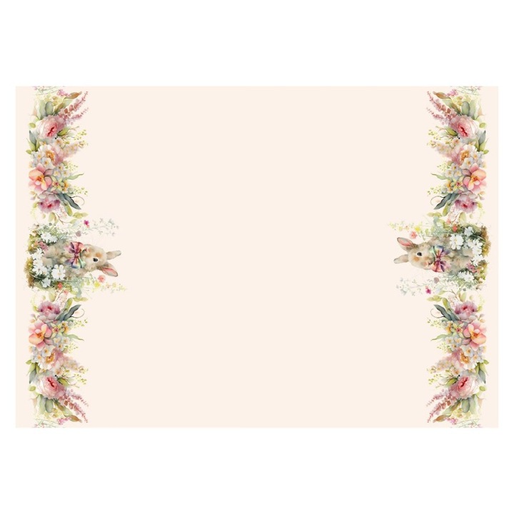 Кухненска кърпа с великденски мотиви, 100% памук, 45х65 см, Club Cotton, Vinca