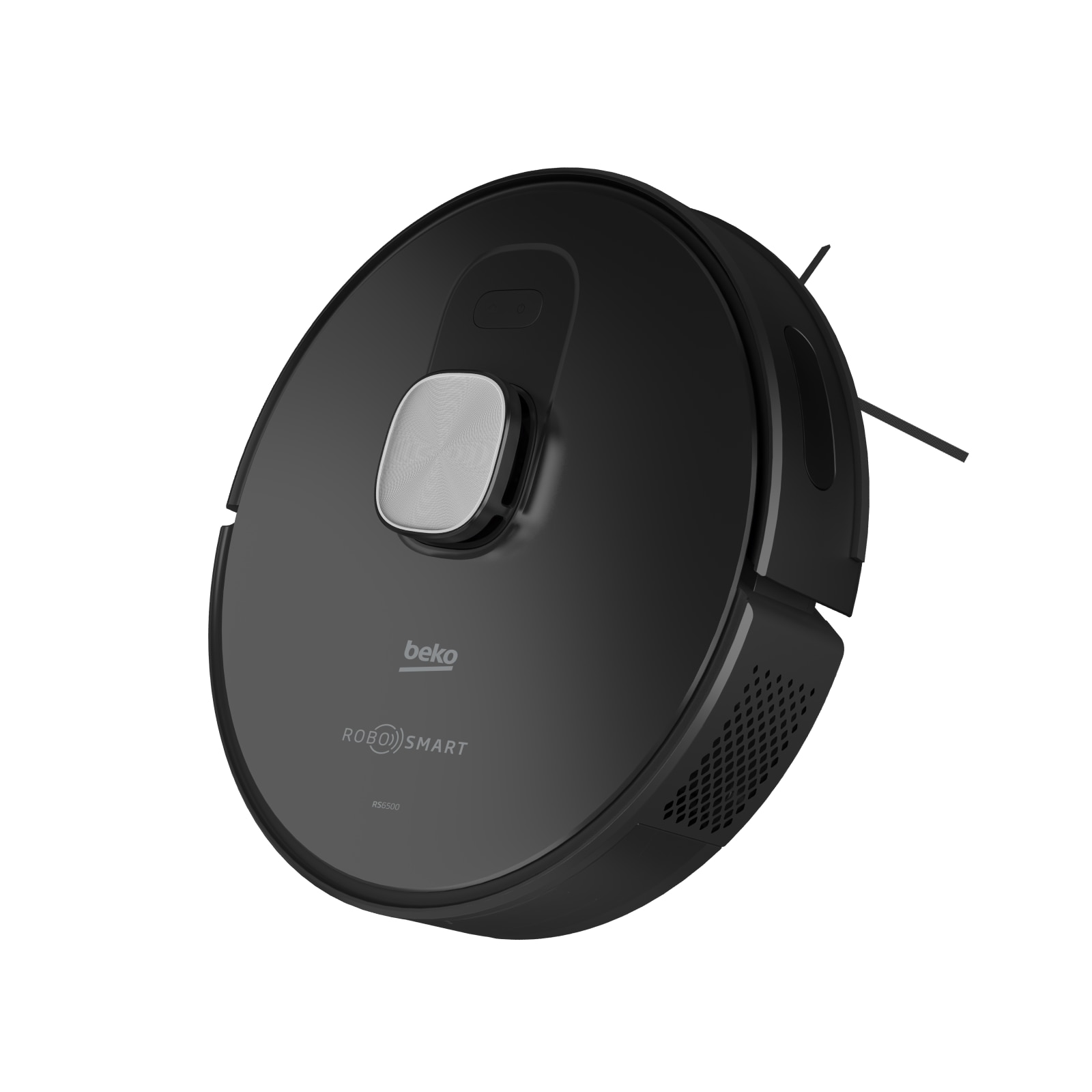 Aspirator Robot 2in1 Beko Robosmart VRR84314VB, 0.4l, 14.4v, Autonomie Max 250 Min, Wi-fi, Functie Mop, Negru-argintiu