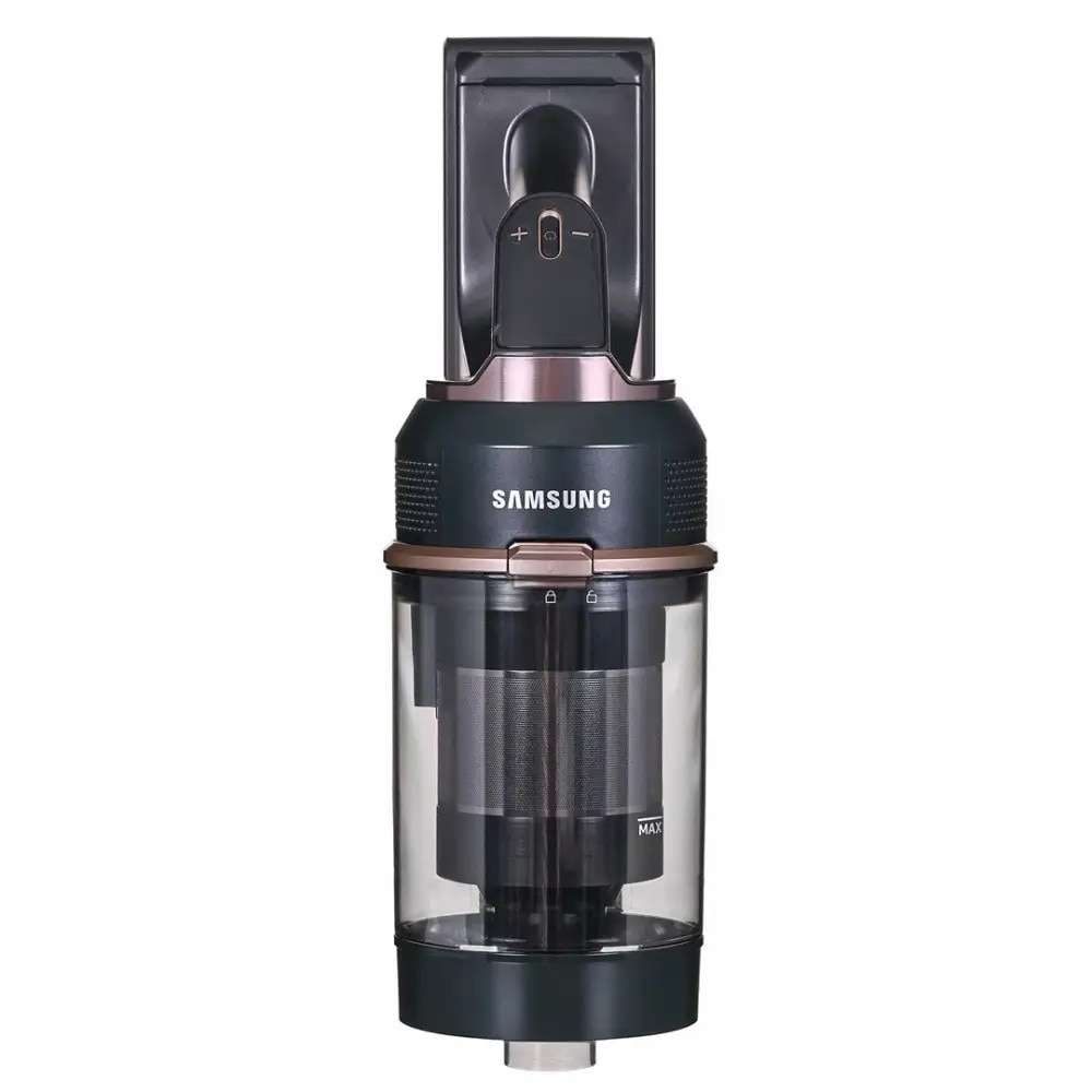 Aspirator vertical SAMSUNG Bespoke Jet Plus Complete Extra, 0.5l, 25.2V, autonomie max 120 min, verde inchis-negru