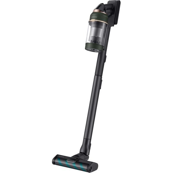 Aspirator vertical SAMSUNG Bespoke Jet Plus Complete Extra, 0.5l, 25.2V, autonomie max 120 min, verde inchis-negru