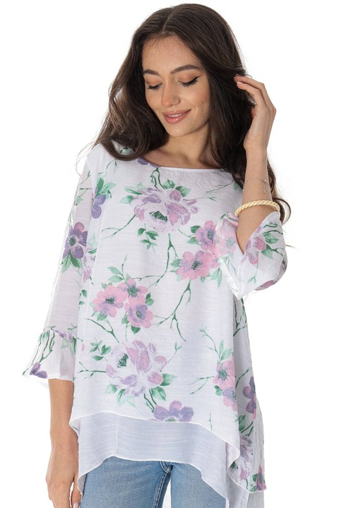 Bluza cu imprimeu floral, ROH BR2725