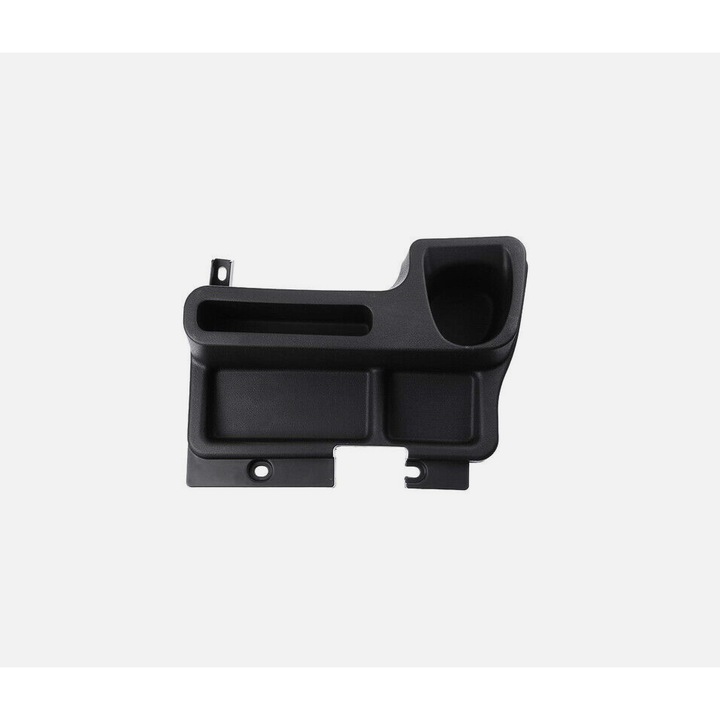 Központi konzol rendszerező, tárolóhellyel és pohártartóval, Toyota Land Cruiserhez dedikált, LJ70, LJ73, műanyag, fekete