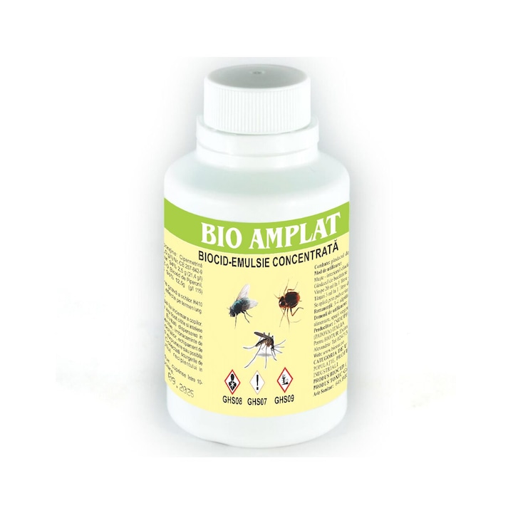 Insecticid Bio Amplat, pentru gandaci, capuse, furnici, tantari si viespi, 100 ml