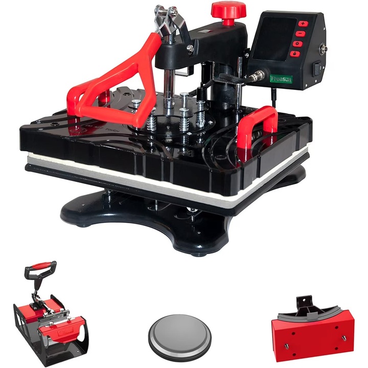 Термопреса за персонализиране VEVOR 11в1, химикалки, тениски, чаши, капачки