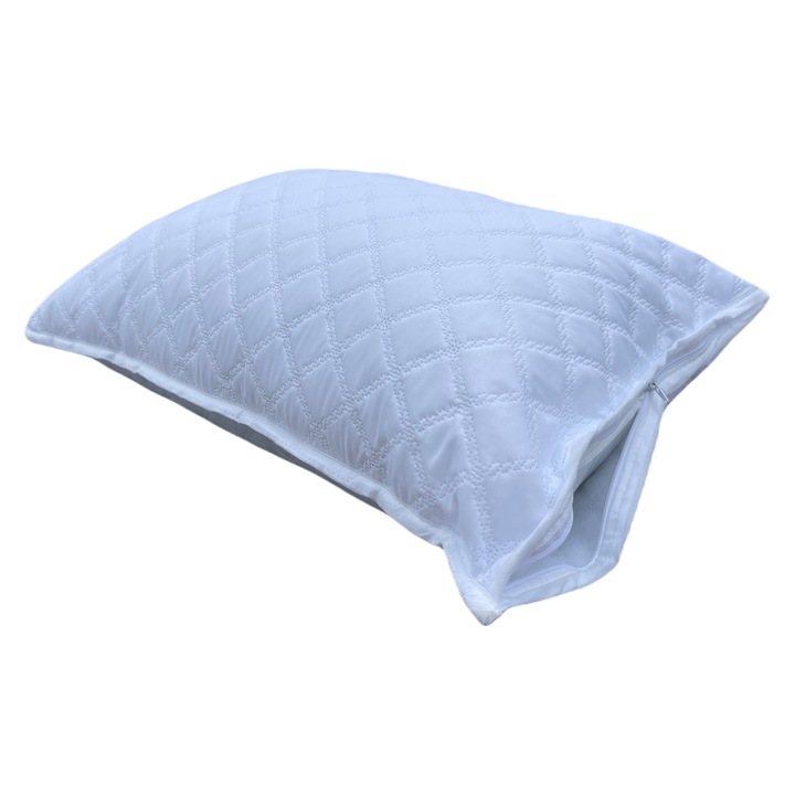 Perna matlasata antialergica lavabila cu fata detasabila 50x70 cm