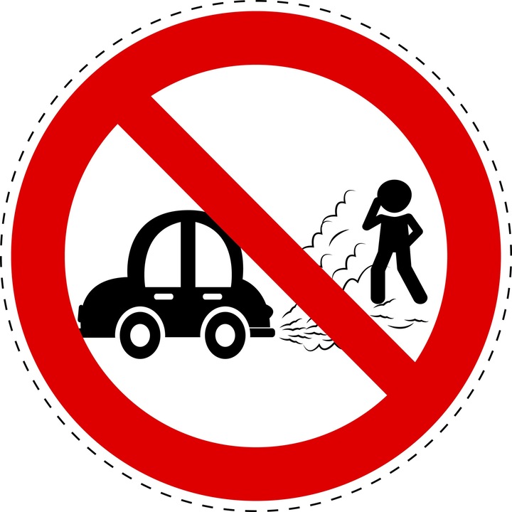 Sticker Indicator Autoadeziv de Restrictie - A Nu Se Lasa Motorul Pornit 5 cm