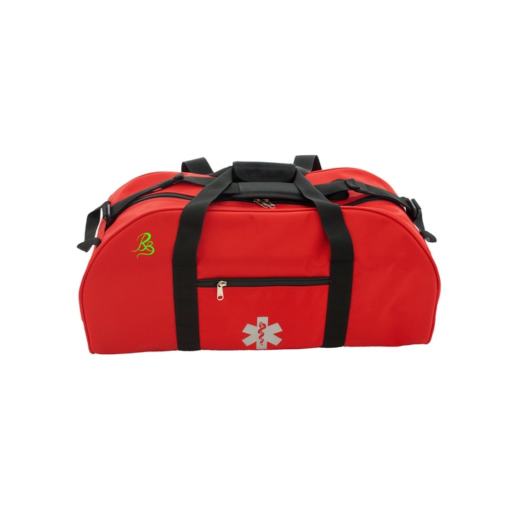 Чанта за спортна медицина, Royal Bags Impex, водоустойчива, термоизолирана, червена, 54x28x30 см