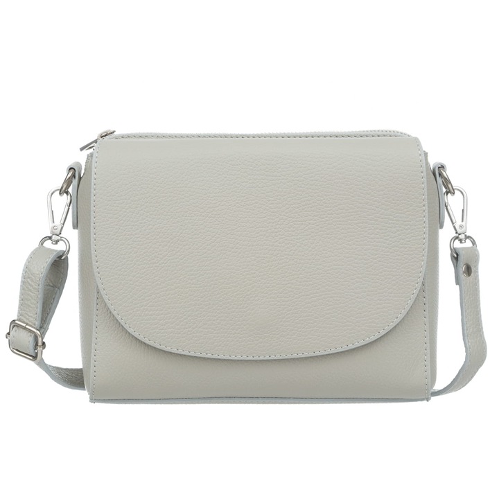 Geanta de Vermari, umar, piele naturala, compartimentata