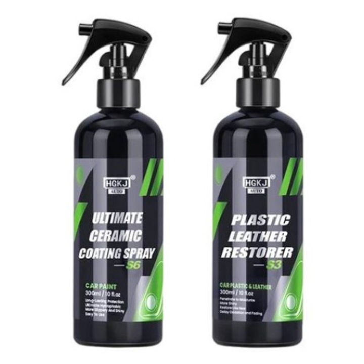 Hidrofób kerámia spray készlet autófestéshez, HGKJ, Protection 9H, Gloss 300ml x 2 db