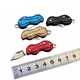 Briceag Pliabil mini, Otel Inoxidabil, Model Nuca, 4x1.5x0.9cm, rosu, Dalimag