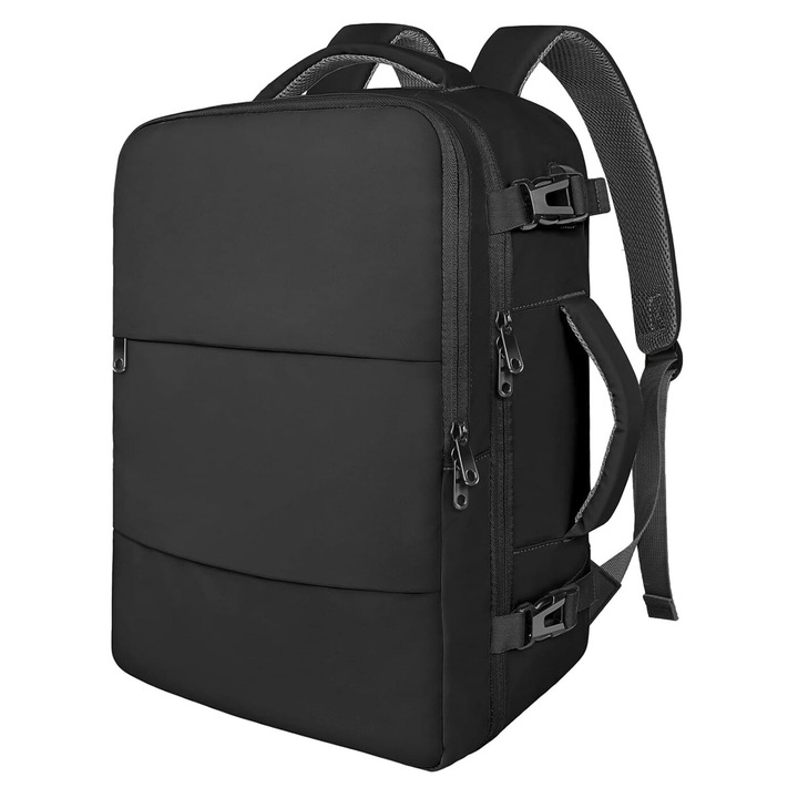 Rucsac pentru laptop, Poliester, 15.6", Negru