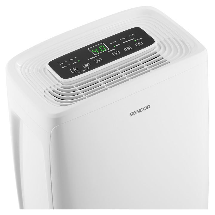 Sencor SDH 1028WH Páramentesítő, 10L/24 óra, 1, 5 L, Alkalmazás, Fehér