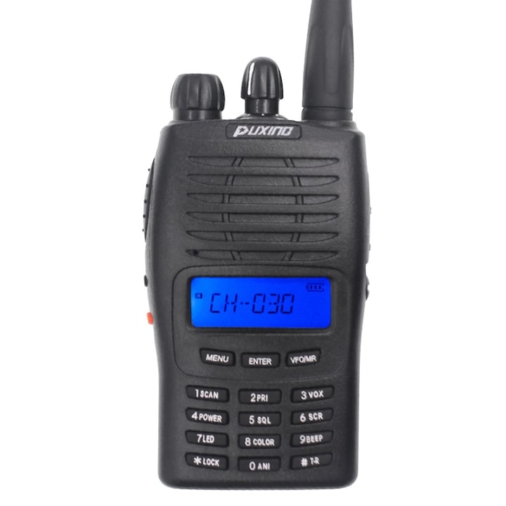 Pадиостанция портативна Puxing PX-777 UHF, 5W мощност за износ, батерия 1600mAh
