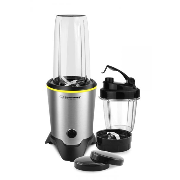 Blender Esperanza EKM028, 1000W, 1L, Argintiu/Negru