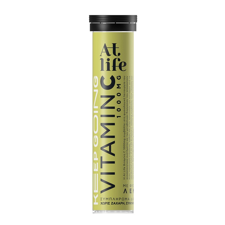 Vitamine si minerale Atlife, Vitamina C 1000mg, 20 tablete efervescente