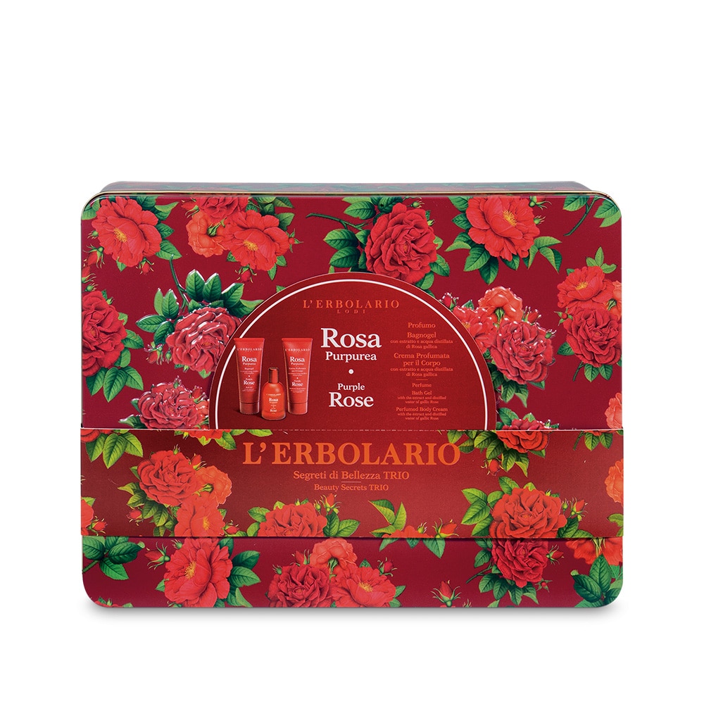 Set gel de dus cu parfum si crema de corp, L'Erbolario, Rosa