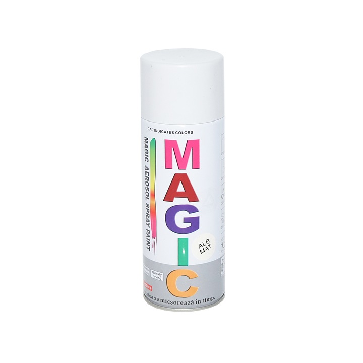 Spray festék, MAGIC, matt fehér 007, 400ml