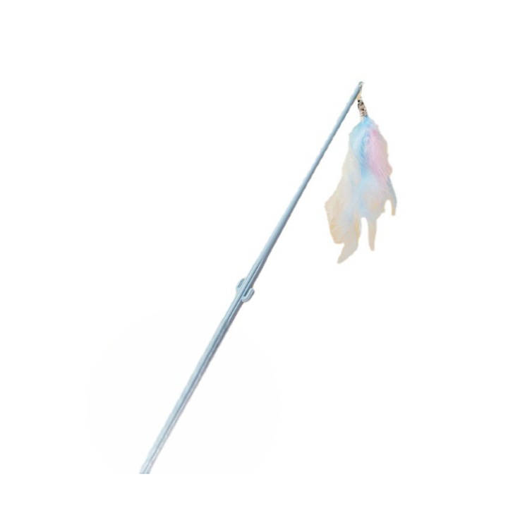 Играчка-пръчица за котки, Пластмаса, Многоцветен