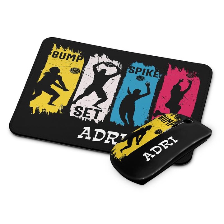 Röplabdás vezetéknélküli egér és egérpad Adri