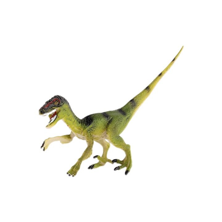 Dinoszaurusz figura, műanyag, T-Rex és Brachiosaurus, zöld