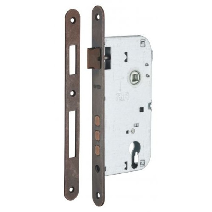 Broasca pentru usa cu profil de cilindru 50 x 85 mm, finisaj bronz, THIRARD