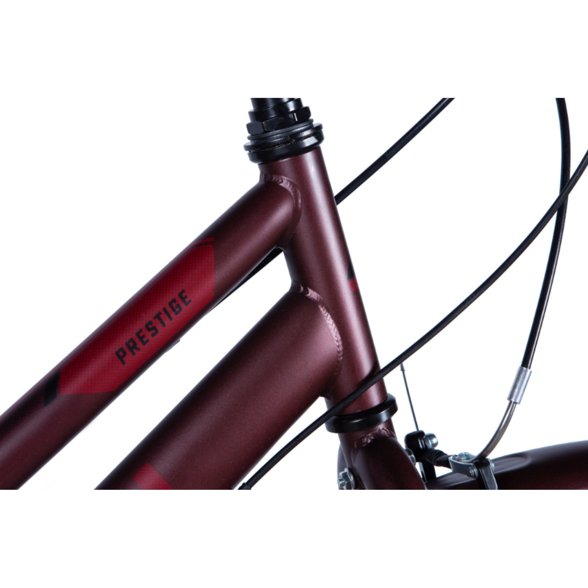 Bicicleta trekking Prestige 26", 150-180 cm, 7 viteze, Rosu - eMAG.ro