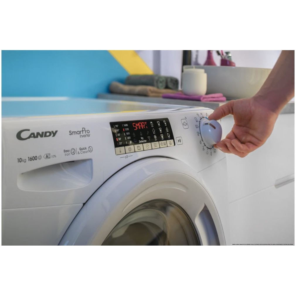 Пералня със сушилня Candy Smart Pro COW4854TWM6/1-S, Пране 8 кг ...