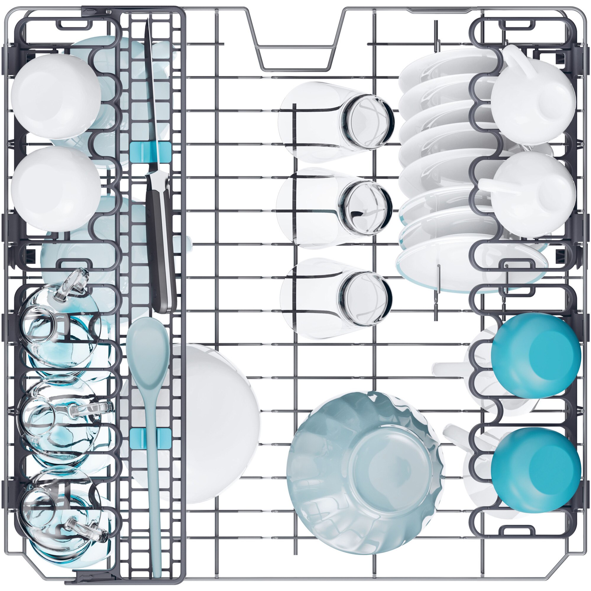 Masina de spalat vase Candy Rapido CF 3E9E0W, 13 seturi, 5 programe, Clasa E, Motor Inverter, Rapid 49’, Maxi Tub, 60 cm, Alb