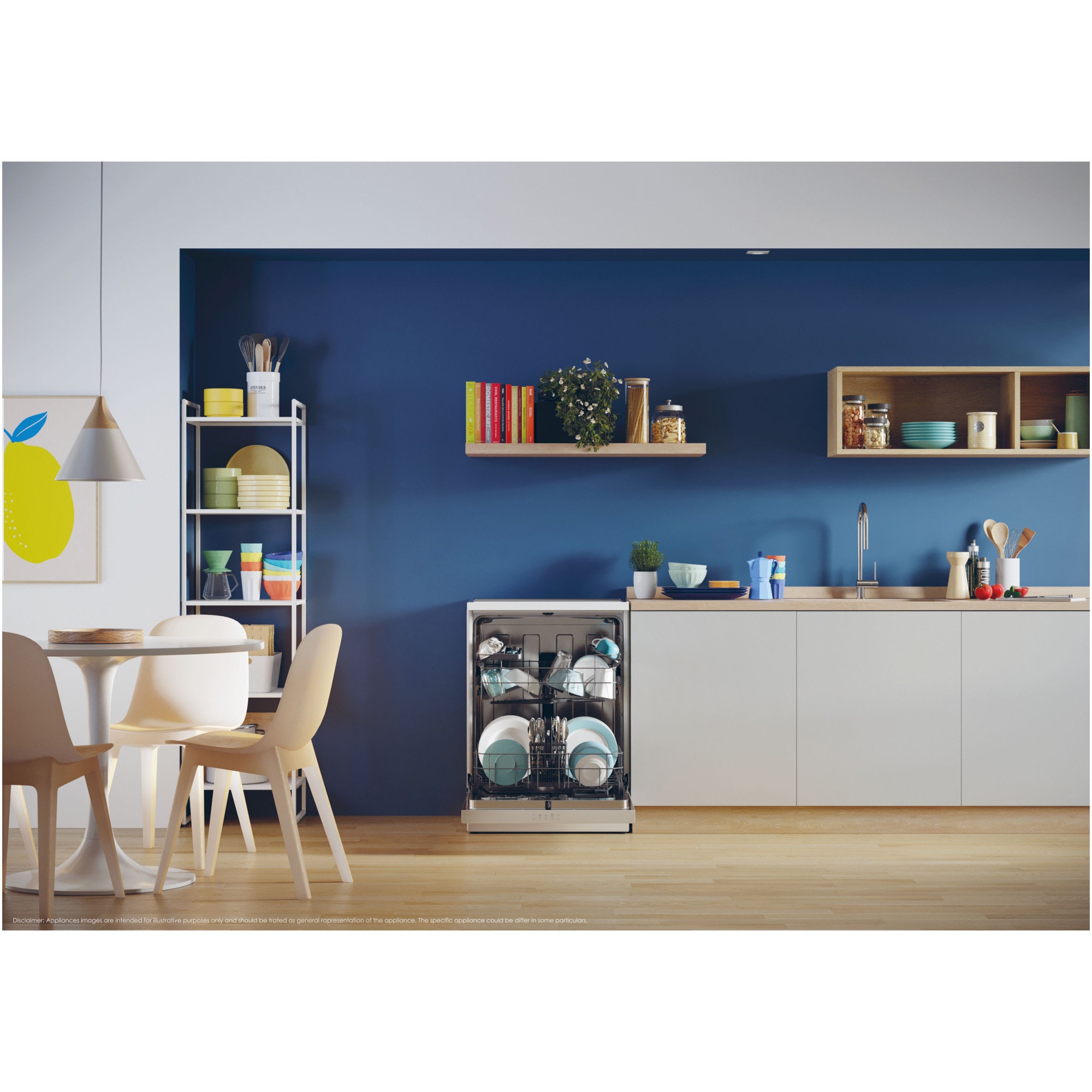 Masina de spalat vase Candy Rapido CF 3E9E0W, 13 seturi, 5 programe, Clasa E, Motor Inverter, Rapid 49’, Maxi Tub, 60 cm, Alb