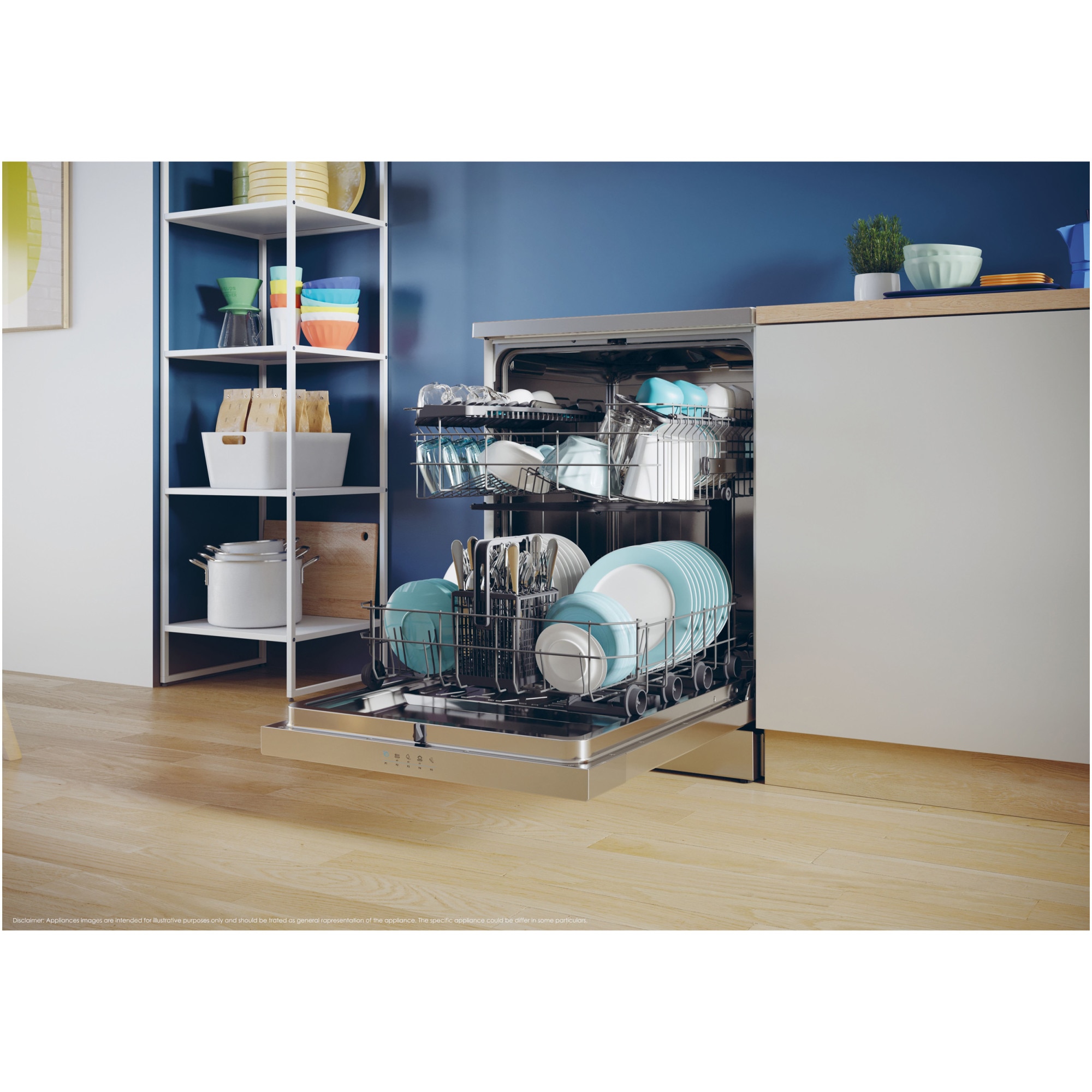 Masina de spalat vase Candy Rapido CF 3E9E0X, 13 seturi, 5 programe, Clasa E, Motor Inverter, Rapid 49’, Maxi Tub, 60 cm, Inox